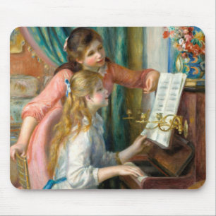 Tapis De Souris Renoir Girls at the Piano Impressionism Painting