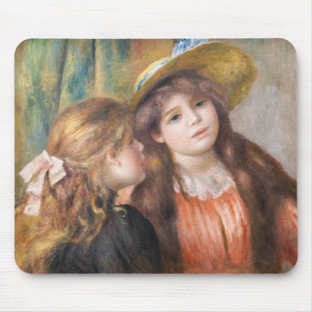 Tapis De Souris Renoir - Portrait de deux petites filles (Devant)