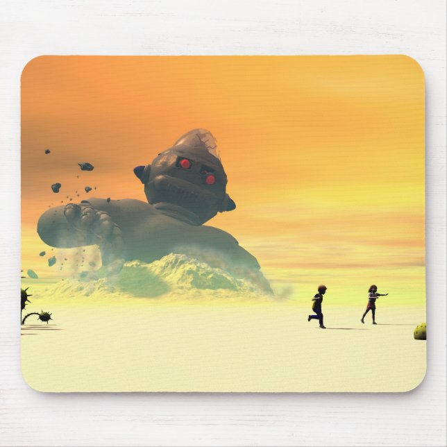 Tapis De Souris Renouveau du robot derélique Mousepad (Devant)