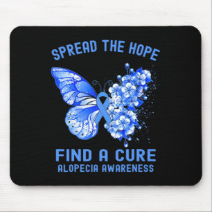 Tapis De Souris Répandre L'Espoir Trouver Un Cure Alopécie Sensibi