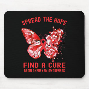 Tapis De Souris Répandre l'espoir Trouver un remède Sensibilisatio