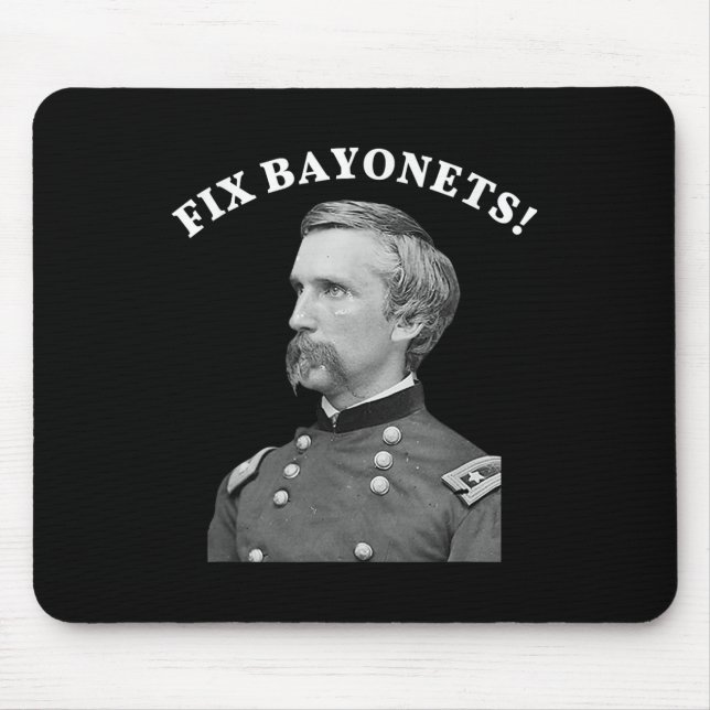 Tapis De Souris Réparez le devis de guerre civile de Bayonets Josh (Devant)