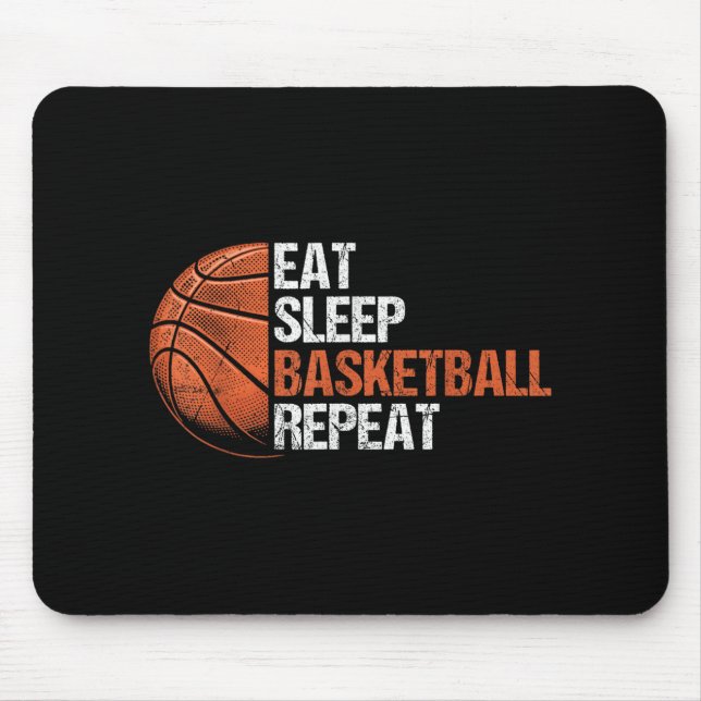 Tapis De Souris Répeat Funny Basketball Playe (Devant)