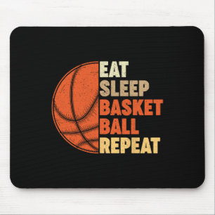 Tapis De Souris Répéter le basketball du sommeil pour le joueur Vi