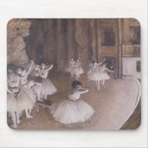 Tapis De Souris Répétition de ballet d'Edgar Degas   sur l'étap