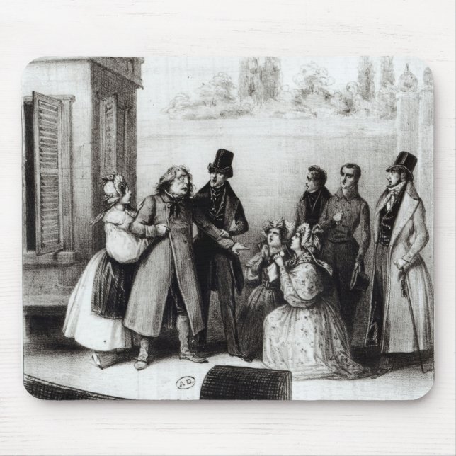 Tapis De Souris Représentation de 'Le Pere Goriot' (Devant)