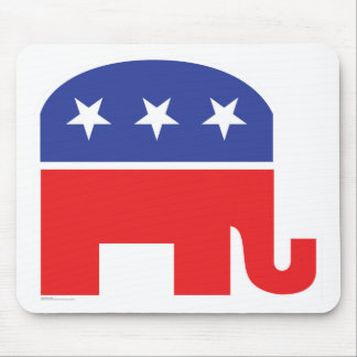 Tapis De Souris Républicain-Éléphant