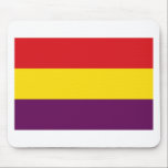 Tapis De Souris République de drapeau de l'Espagne - le Bandera<br><div class="desc">Drapeau de l'Espagne,  Bandera de España,  Bandera Española,  Bandera de la República De España.</div>