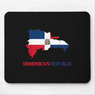 Tapis De Souris République Dominicaine Drapeau Voyage Souvenir dom