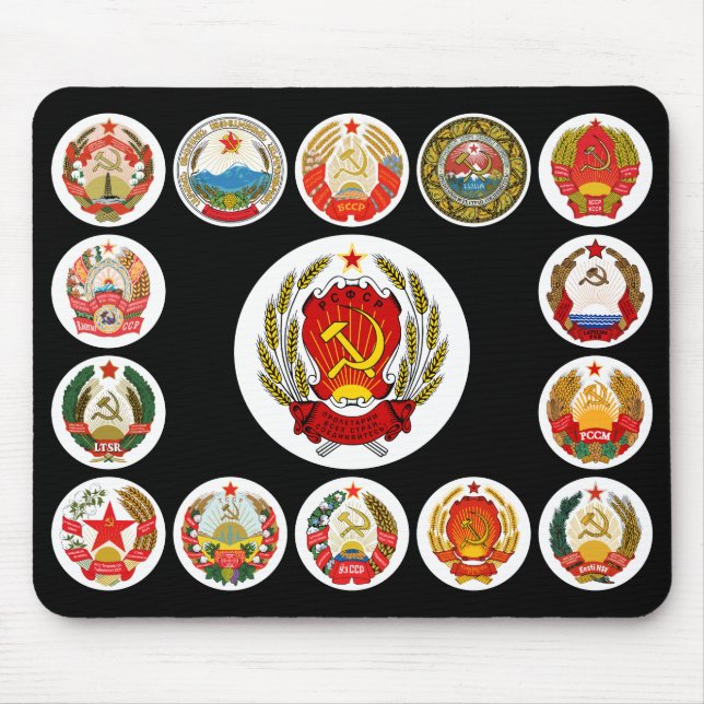 Tapis De Souris Républiques de l'Union soviétique (Devant)