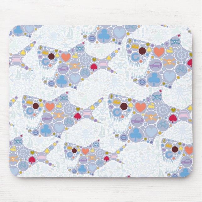 tapis de souris requin (Devant)