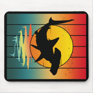 Tapis De Souris Requin à tête de marteau vintage