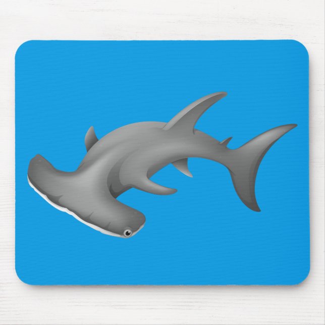 Tapis De Souris Requin de poisson-marteau Animé (Devant)