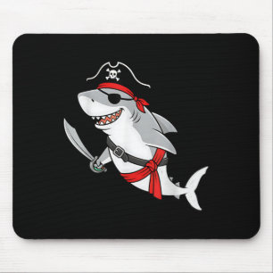 Tapis De Souris Requin Pirate Enfant Drôle Halloween Enfants