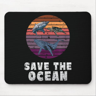 Tapis De Souris Requin, Tortue de mer, Baleine, Protection De l'en