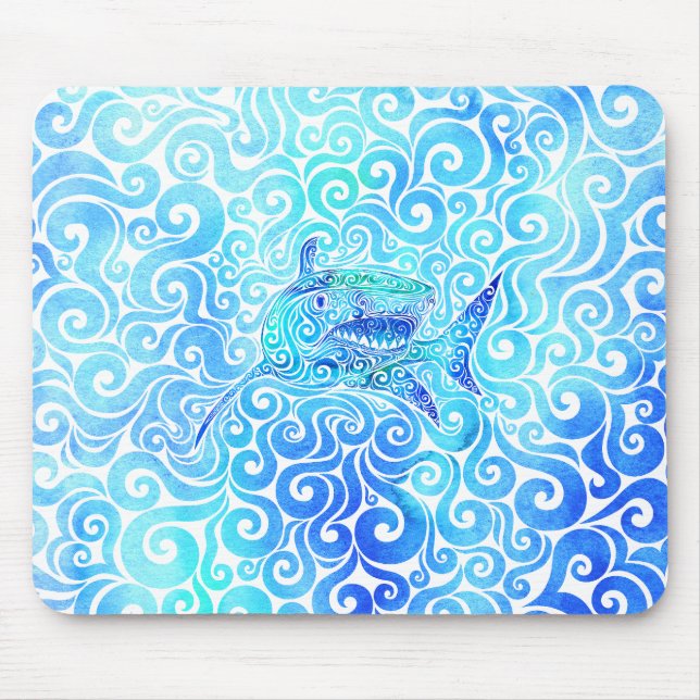 Tapis De Souris Requin tourbillonnant (Devant)