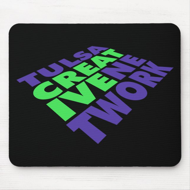 Tapis De Souris Réseau créatif Mousepad de Tulsa (Devant)