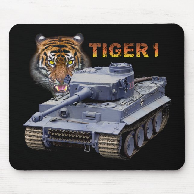 Tapis De Souris Réservoir allemand du tigre 1 (Devant)