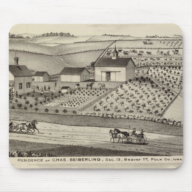 Tapis De Souris Résidence de C Seiberling (Devant)