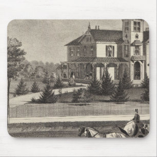Tapis De Souris Résidence de James G Gowdy, Tom's River, New Jers