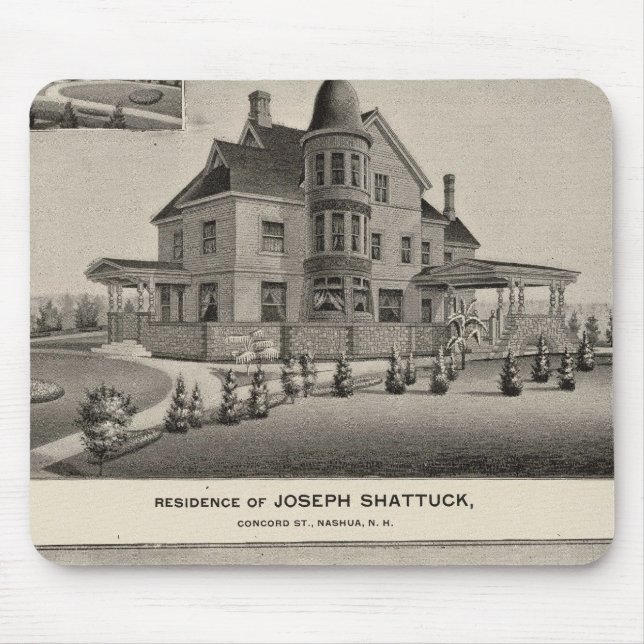 Tapis De Souris Résidence de Shattuck, McLane Mills (Devant)