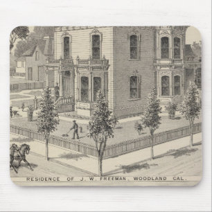 Tapis De Souris Résidence de Woodland lithographiée