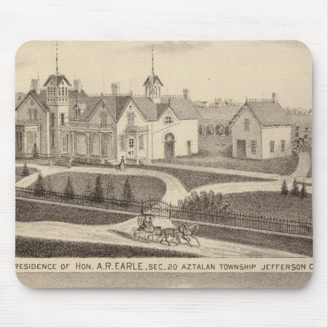Tapis De Souris Résidence, grange et dépendances d'AR Earle (Devant)