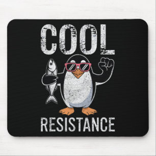 Tapis De Souris Résistance Cool subtile Tarifs de pingouin protest