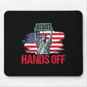 Tapis De Souris Résiste Statue De La Liberté Mains Hors Prot