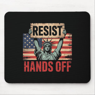 Tapis De Souris Résiste Statue De La Liberté Mains Hors Prot