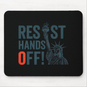 Tapis De Souris Résiste Statue De La Liberté Mains Hors Prot