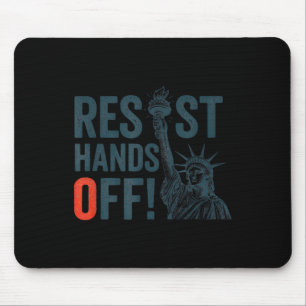 Tapis De Souris Résiste Statue De La Liberté Mains Hors Prot