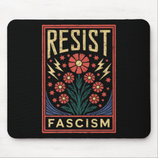 Tapis De Souris Résister à la protestation contre le fascisme Trum