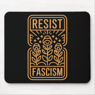 Tapis De Souris Résister à la protestation contre le fascisme Trum