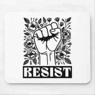 Tapis De Souris Résister à la protestation politique anti-Trump co