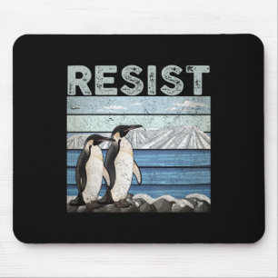 Tapis De Souris Résister à l'activisme des pingouins