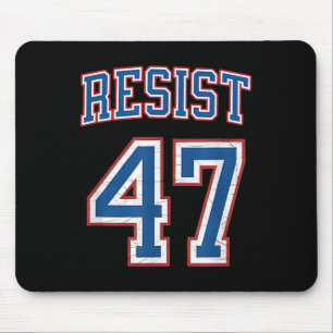 Tapis De Souris Résister à Trump 47 Rétro en crise politique
