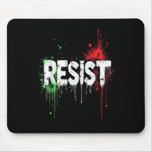 Tapis De Souris Résister Aux Manifestations Politiques _1