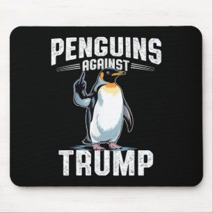 Tapis De Souris Résister aux pingouins contre Trump - Faire de l'i