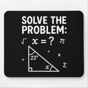 Tapis De Souris Résoudre le problème Faites le calcul 67 Mème Drôl