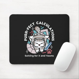 Tapis De Souris Résoudre X et les bâillements – Pun mathématique a