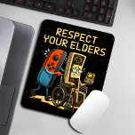 Tapis De Souris Respect Your Elders Gaming Control Retro Funny<br><div class="desc">Level up your style with this Respect Your Elders Gaming Control Retro Funny Gamer design—a must-have for classic gaming fans and modern gamers alike. Featuring a vintage retro game controller and bold humor, this design celebrates old-school gaming skills with a playful message that every gamer understands. Perfect for retro gamers,...</div>