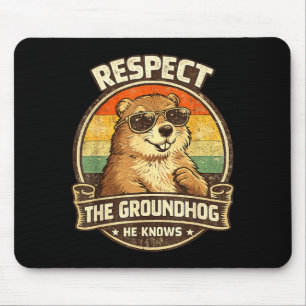 Tapis De Souris Respecte Le Marmot Il Sait – Drôle Marmot D