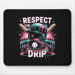 Tapis De Souris Respectez le goutte Bysebyll Ice Cream Drip Casque
