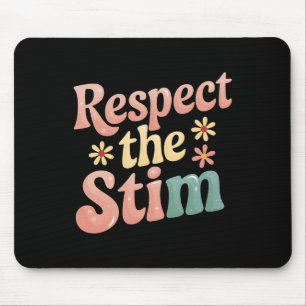 Tapis De Souris Respectez Le Stim Tendance Graphique De Sensibilis