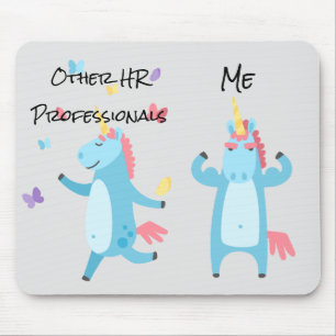Tapis De Souris Ressources humaines HR Unicorn Funny Cadeau