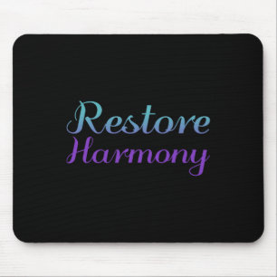 Tapis De Souris Restaurez l'harmonie Prévention Suicide Dépression