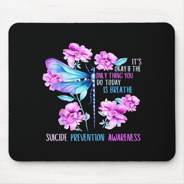 Tapis De Souris Restez dragonfly point-virgule prévention sensibil (Devant)