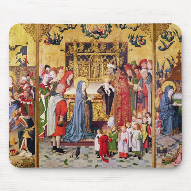 Tapis De Souris Retable des sept joies de la Vierge (Devant)