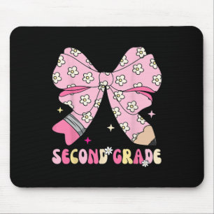 Tapis De Souris Retour à l'école deuxième élève de 2e année enseig
